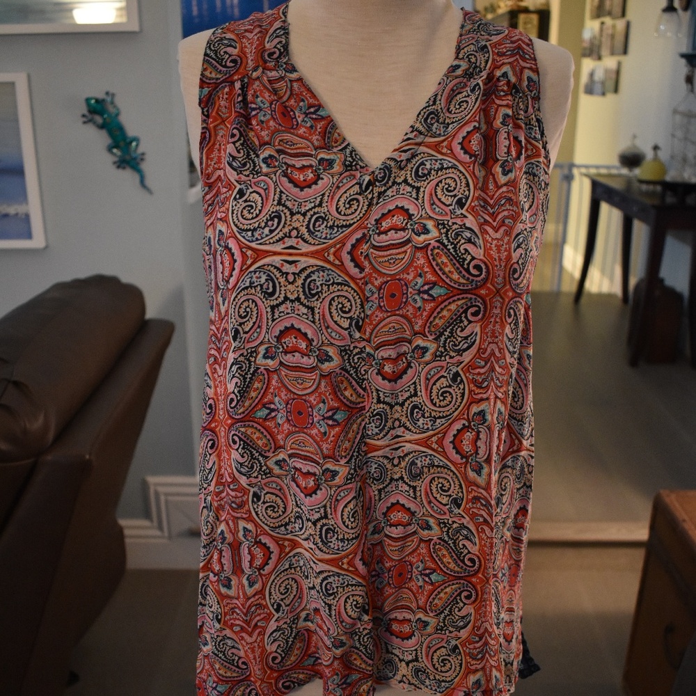 Tolani Silk Tank Top